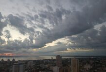 Clima nuboso y húmedo en Entre Ríos