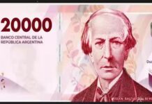 El Gobierno quiere poner en circulación los billetes de 20 mil pesos a fines de octubre