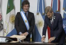 Frigerio tras la firma del Pacto: «Es momento de mirar para adelante y empezar a construir un futuro mejor»