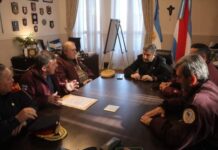 Bomberos Voluntarios se reunieron con Roncaglia y esperan que el gobierno pague lo que adeuda