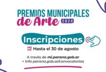 Convocan a participar de los Premios Municipales de Arte 2024