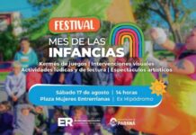 El cierre de los festejos del mes de las infancias se unificará en la Plaza de las Mujeres Entrerrianas