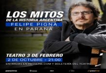 Felipe Pigna llega con «Los mitos de la historia argentina» al Teatro 3 de Febrero