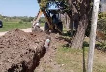 La Municipalidad de Paraná extiende la red de agua potable en la vecinal Parque Mayor