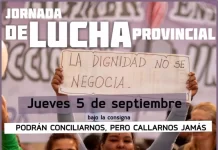 Agmer convocó a una jornada de lucha provincial el jueves