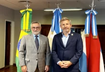 Rogelio Frigerio trabaja en intensificar las relaciones comerciales con Brasil