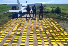 Decomisaron 359 kilos de cocaína de un avión que aterrizó en Islas del Ibicuy