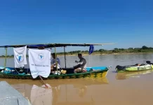 Remada por la defensa del río Paraná: remeros llegan a Goya este viernes