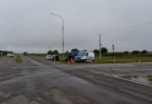 Instalaron un puesto fijo de control en el cruce de las rutas 32 y 127