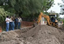 Presupuesto Participativo: pavimentan calle Estado de Palestina en la zona Oeste