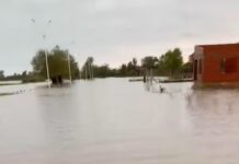 El sur entrerriano, con lluvias de 140 milímetros y calles anegadas en algunas ciudades