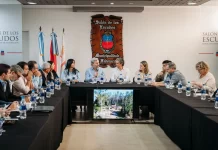 Frigerio se reunió con los gabinetes municipal y provincial en Federación
