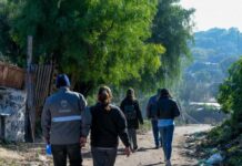 Operativo sociosanitario en el oeste de la ciudad