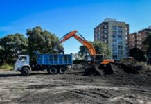 Trabajan en un nuevo espacio público