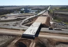Vialidad Nacional realiza trabajos en la autovía de la Ruta Nacional 18 en Entre Ríos