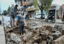 Paraná: corte parcial en Avenida Ramírez por obras de agua potable