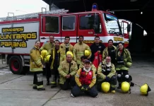 Los Bomberos Voluntarios de Paraná celebran hoy su día con su tradicional caravana