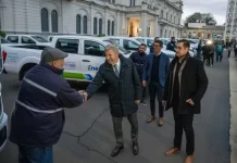 Presentaron una nueva flota de vehículos para Enersa