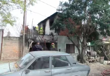 Incendio provocó daños totales en la planta alta de una vivienda en Paraná