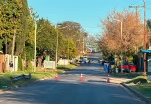 Cortan calle Ambrosetti por obra de saneamiento del arroyo Las Viejas