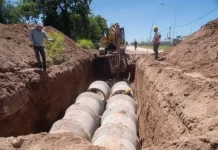 IAPV comenzó la trama vial y los desagües pluviales del Barrio 500 viviendas de Paraná