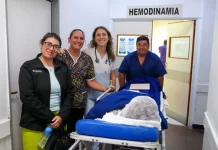 Los hospitales San Martín y San Roque de Paraná realizaron una inédita intervención vascular