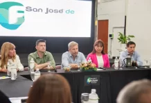 Frigerio se reunió con presidentes de juntas de gobierno y comunas del departamento Feliciano