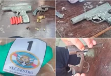 Secuestraron armas, cartuchos y cocaína tras allanamientos en Paraná