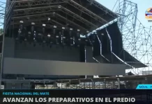 Fiesta Nacional del Mate: avanzan los preparativos en el predio