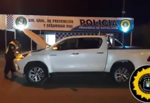 Detienen en Brazo Largo a paraguayo con prohibición de ingresar a Argentina circulando en una Hilx robada