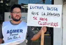 Agmer anunció un paro provincial y una marcha de antorchas en Paraná para este viernes