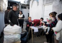 Entregaron módulos alimentarios y frazadas a 84 familias de Paraná ante la ola de frío