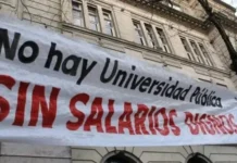 Docentes universitarios anunciaron un paro nacional para el 27 y 28 de agosto
