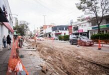 Comenzaron los trabajos de la obra de renovación en calle 25 de Mayo